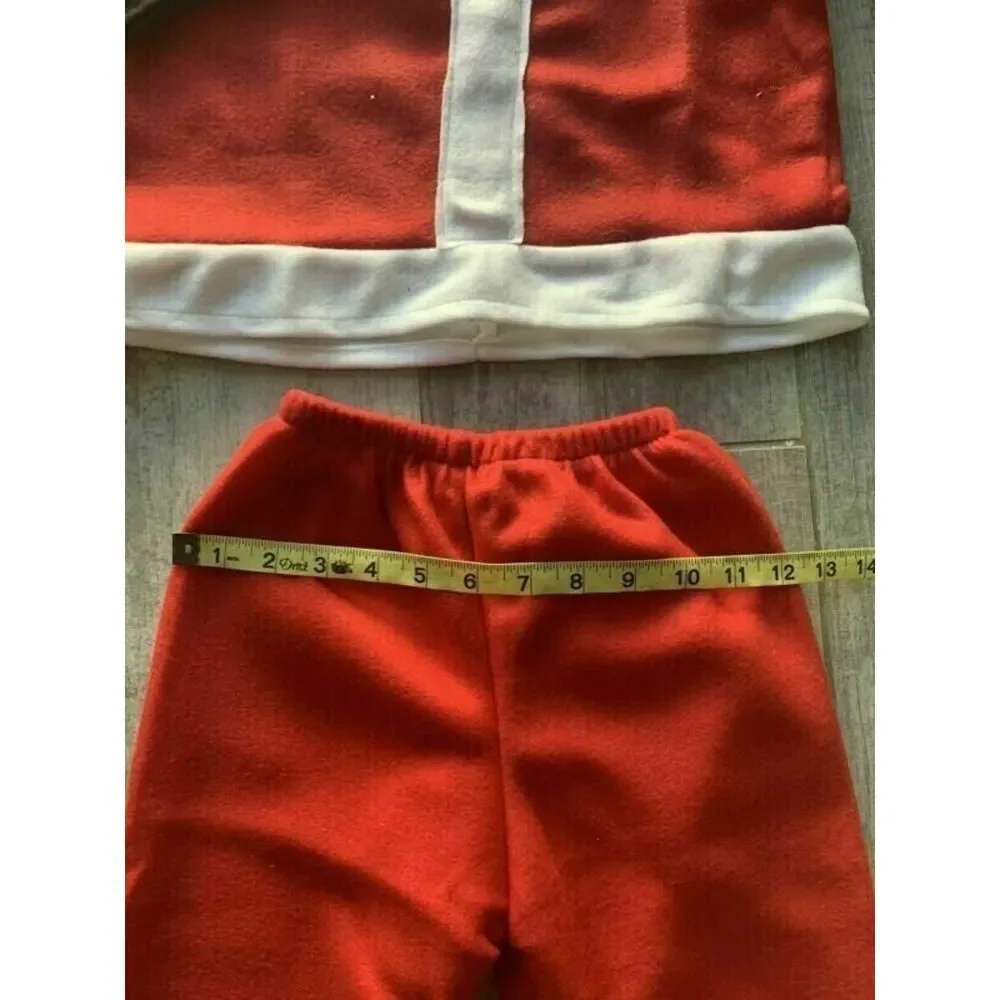 Toddler Santa Christmas Costume Outfit Set Photo Prop Holiday 2T-3T 30-41 lbs